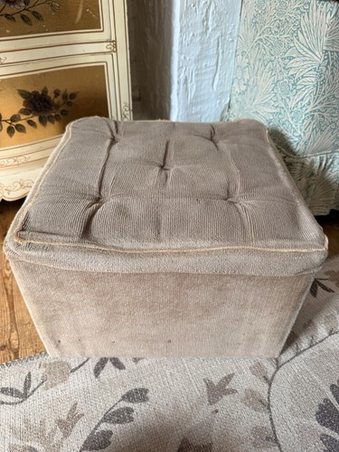Vintage beige velours - beige, samt