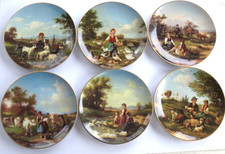 6 STÜCK WAND SAMMEL TELLER