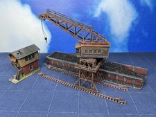 Auhagen Faller Kibri Spur N Bekohlungsanlage Kran Stellwerk Patiniert Gealtert