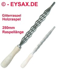Gitterraspel, Holzraspel, 250mm Raspellänge, Holzgriff ergonomisch geformt