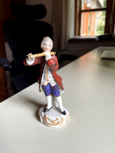 Porzellanfigur musiker - porzellanfigur,,