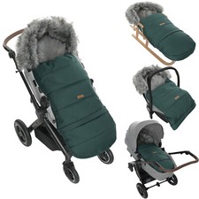 Winter Fußsack für Kinderwagen Babyschale Schlittensack-wasserdicht-115/85 cm