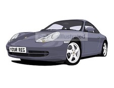 PORSCHE 911 996 GRAFIK AUTO