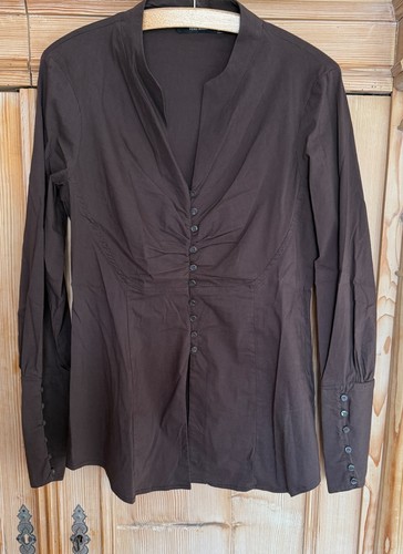 Dunkelbraune bluse vero moda - dunkelbraune,
