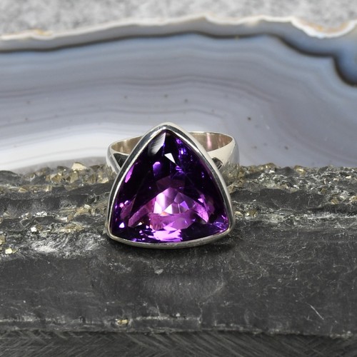 Amethyst ring 925er - 925er, silber