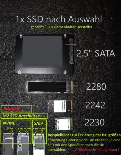 Verschiedene ssd festplatte - ssd, n