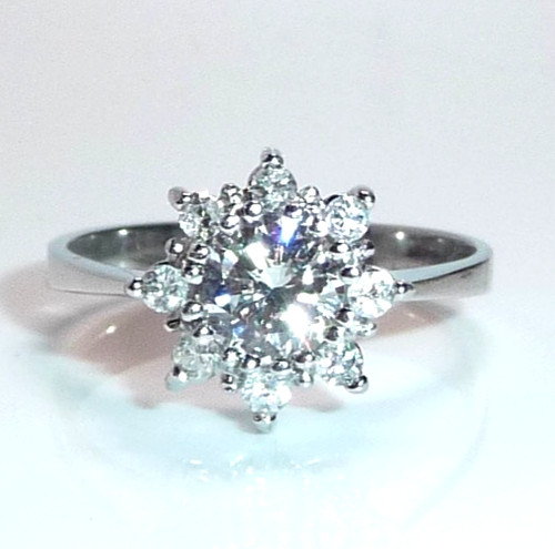 Ring 585 gold - 585, weißgold