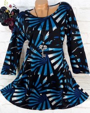 New Jersey Tunika Bluse Damen