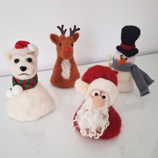 Eierwärmer Tiere Weihnachten Frühstück Ei Advent Tischdeko Eiermütze Eierhut