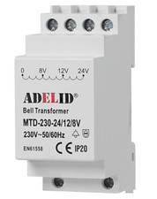 Trafo Klingeltrafo Klingeltransformator Transformator 230V 8V 12V 24V Hutschiene