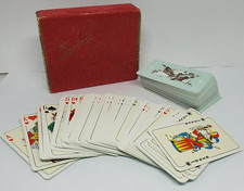 Romme Mini Spielkarten Top + Box Kartenspiel Patience 110 Karten