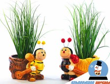 Pflanztopf Set Gartenfigur