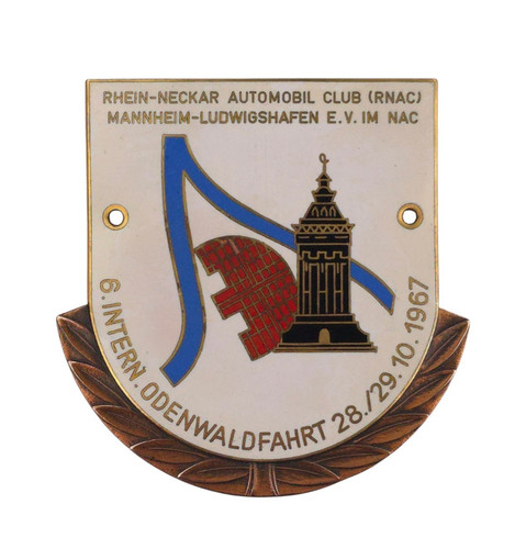 Nac 1967 plakette intern - nac,