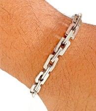 EDELSTAHL Armband Panzerkette