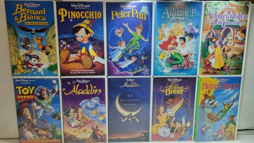 Walt disney vhs kassettten - walt,