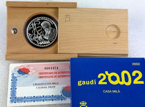 Spanien euro 2002 - silber, pp