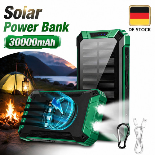 Solar power bank 30000mah - solar,