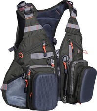 Fliegenfischerweste Rucksack Mehrtaschen-Netztasche Einstellbare Fischerweste