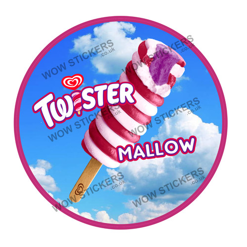 Eiswagen aufkleber twister - eiswagen,