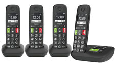 Gigaset E290A QUATTRO-SET MIT AB  Senioren Telefon mit 3 schnurlosen Mobilteilen