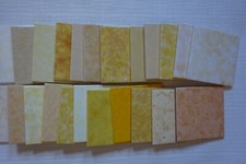 Retro Fliesen 15 x 15 cm gelb 70er Jahre Viele Muster zur Auswahl