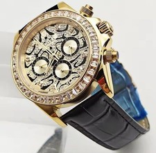 Gold leopardenmuster automatik - leopardenmuster,