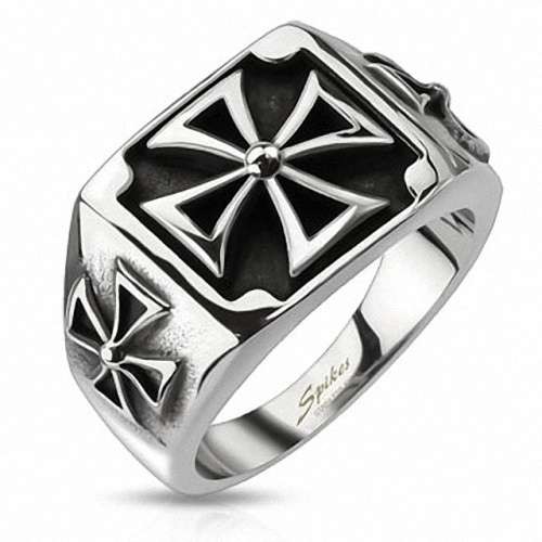Totenkopf biker ring - totenkopf,
