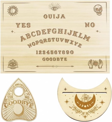 Ouija board holz set - set, mit
