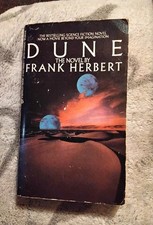 DUNE The Novel by Frank Herbert Vintage Paperback Berkley 1984 Movie Tie-In