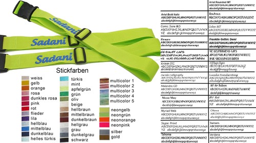 Personalisierter koffergurt - personalisierter,