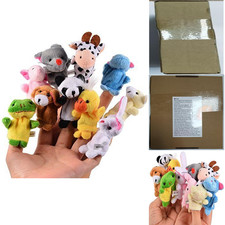 10 Stück Tierfingerpuppen