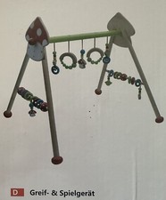 Greif- und Spielgerät Fliegenpilz Solini / Trapez / Holzspielzeug