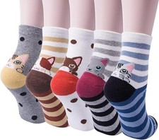 5 Paar Damen Socken Baumwolle