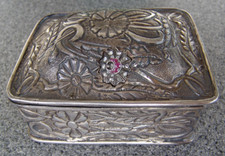 EXKLUSIVE ANTIKE SILBER DECKEL