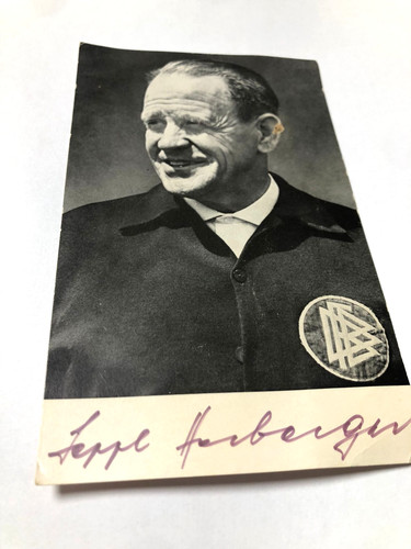 Sepp herberger signiert - herberger,