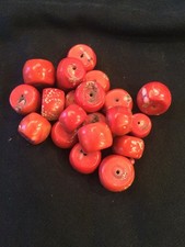 21 große Korallen Perlen