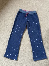 Mini Boden Mädchen Hose Freizeithose Schlupfhose Gr. 11-12Y Blau angeraut