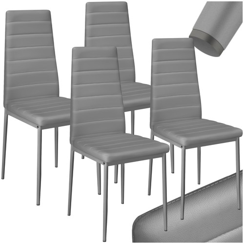 Esszimmerstühle samtleder set - samtleder,