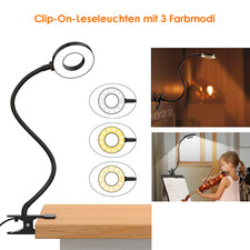 Bettlampe Klemmleuchte 48 LED Klemmlampe Leselampe Dimmbar Leselampe Bett Klemme