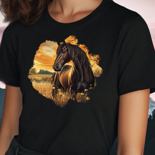 Frauen shirt pferde motiv - pferde,