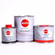 Autolack set acryl für vw - 2k,