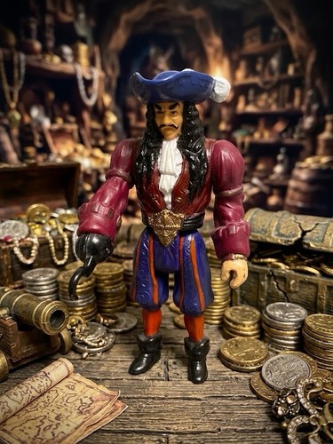 Captain hook action figur 12cm - hook,