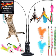 Katzenspielzeug set mit - mit, feder