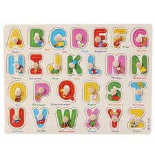 Alphabet Holzpuzzle Lernspiel