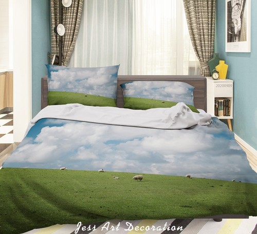 Schaf wiese wolken - schaf,