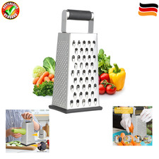 Küchen Käsereibe Edelstahl, 4-Seitige Vierkantreibe, Reibe Für Gemüse, Kartoffel