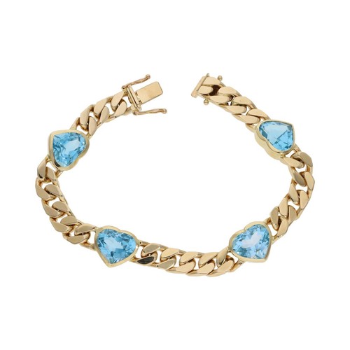 Herz armband gold 585 - herz,