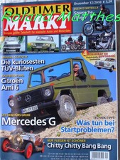 OLDTIMER MARKT 12-10+MERCEDES G+ABARTH+AMI 6+BULTACO+YAMAHA XS+AJS 31+REKORD P2