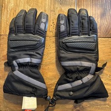 Motorrad Handschuhe XS Ziegenleder Schwarz
