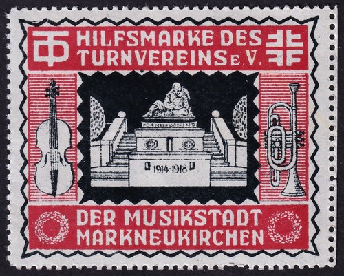 Hilfsmarke des turnvereins - „hilfsmarke,